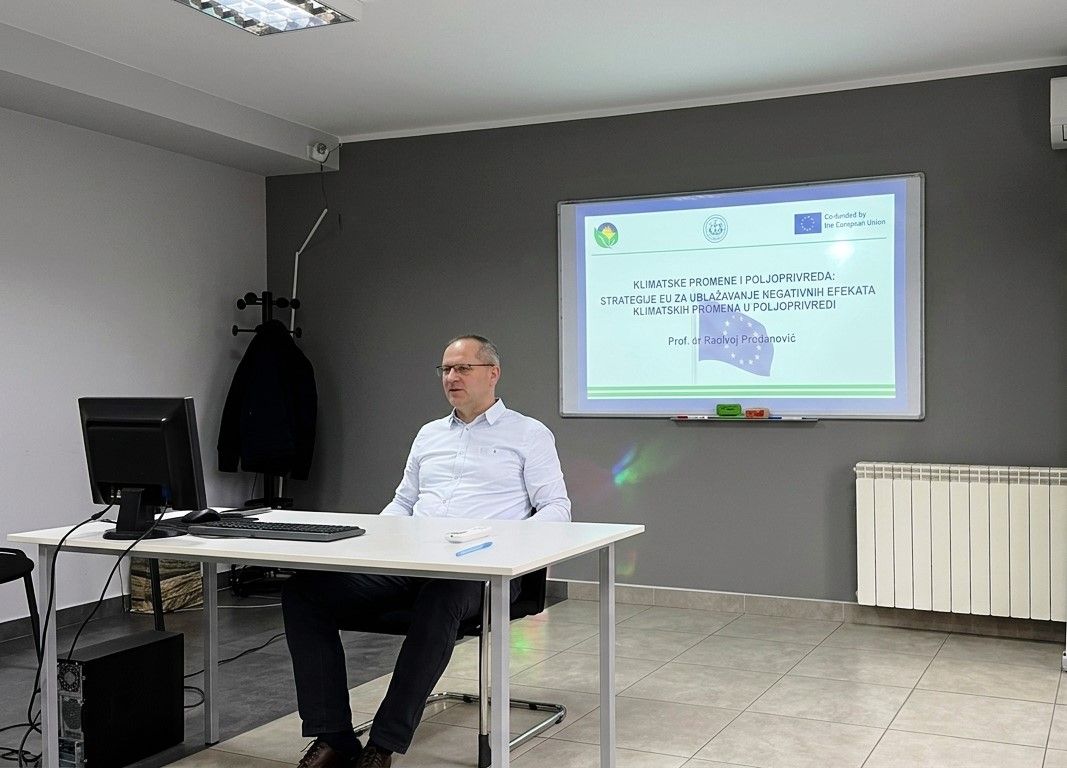 Uspešno završen ciklus predavanja na temu: "Klimatske promene i poljoprivreda: strategije EU za ublažavanje negativnih efekata klimatskih promena u poljoprivredi"